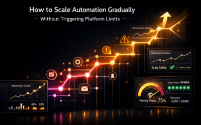 How to Scale Automation Gradually Without Triggering Platform Limits
