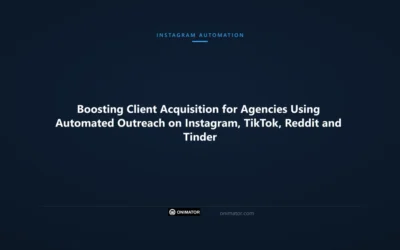 Boosting Client Acquisition for Agencies Using Automated Outreach on Instagram, TikTok, Reddit and Tinder