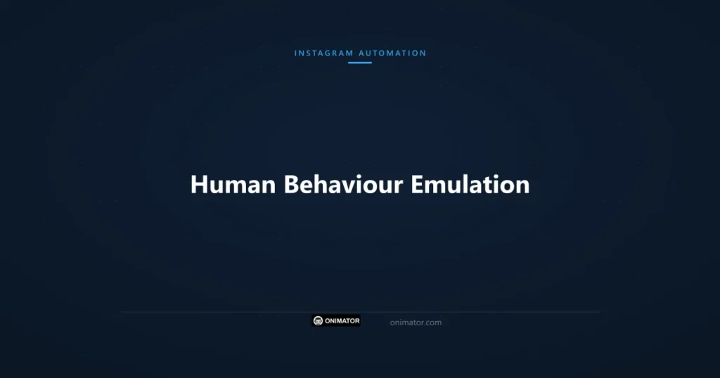 Featured image: Human Behaviour Emulation