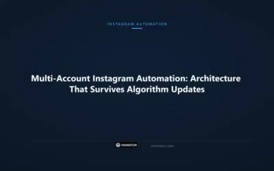 Multi-Account Instagram Automation: Architecture That Survives Algorithm Updates