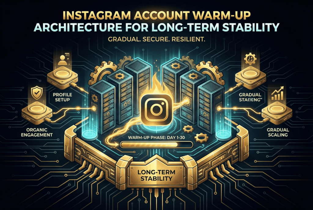 Instagram Account Warm-Up Architecture for Long-Term Stability