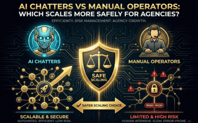 AI Chatters vs Manual Operators: Which Scales More Safely for Agencies?