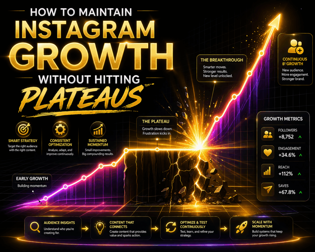 How to Maintain Instagram Growth Without Hitting Plateaus