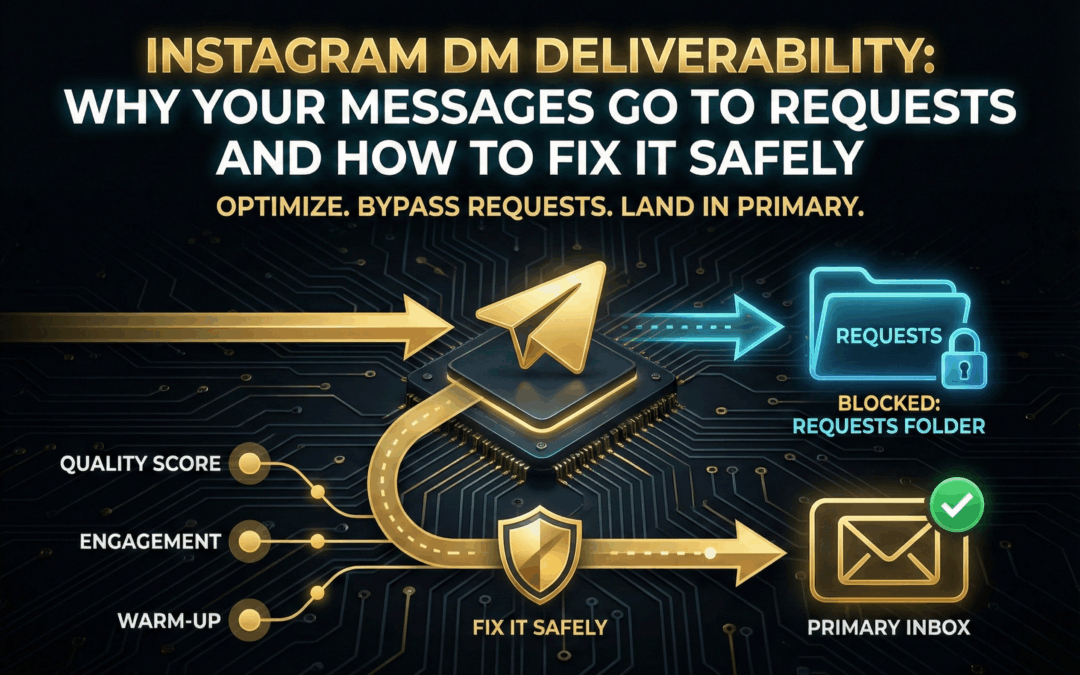 Instagram DM Deliverability: Why Your Messages Go to Requests and How to Fix It Safely