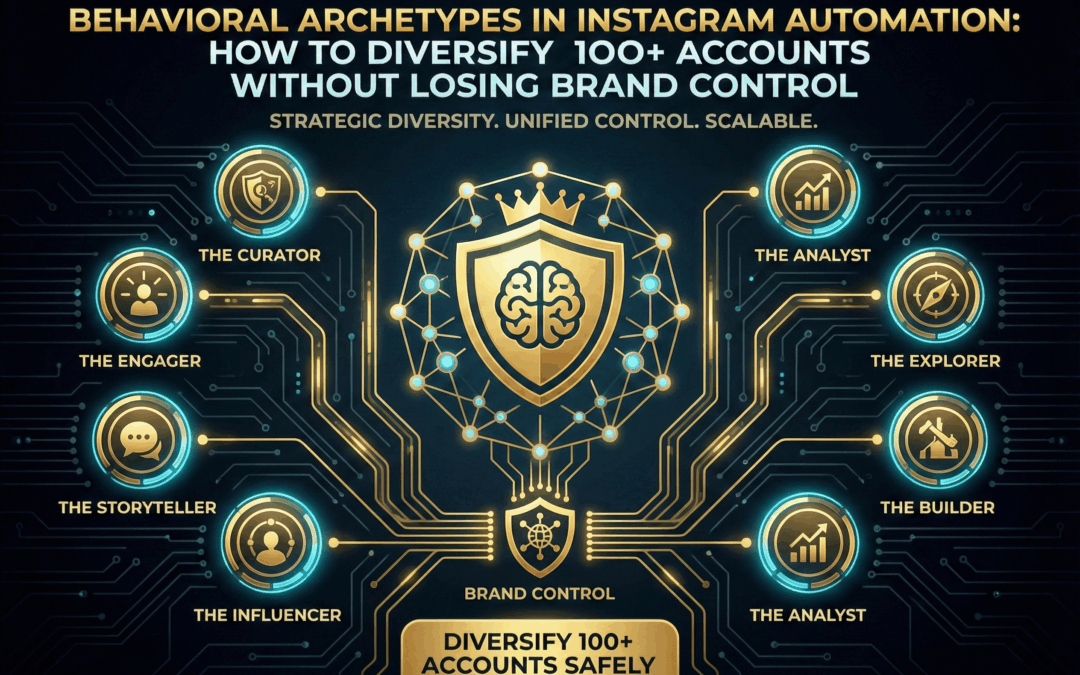 Behavioral Archetypes in Instagram Automation: How to Diversify 100+ Accounts Without Losing Brand Control