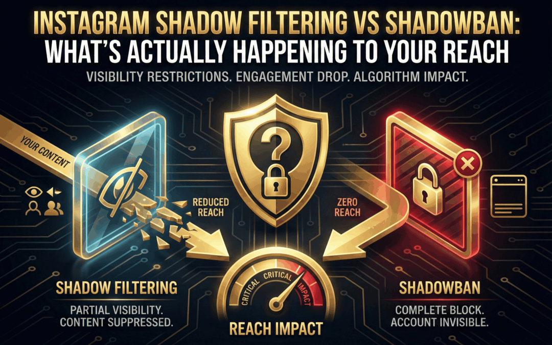 Instagram Shadow Filtering vs Shadowban: What’s Actually Happening to Your Reach