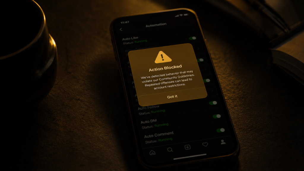 What Happens When You Ignore the “Try Again Later” Popup on Instagram